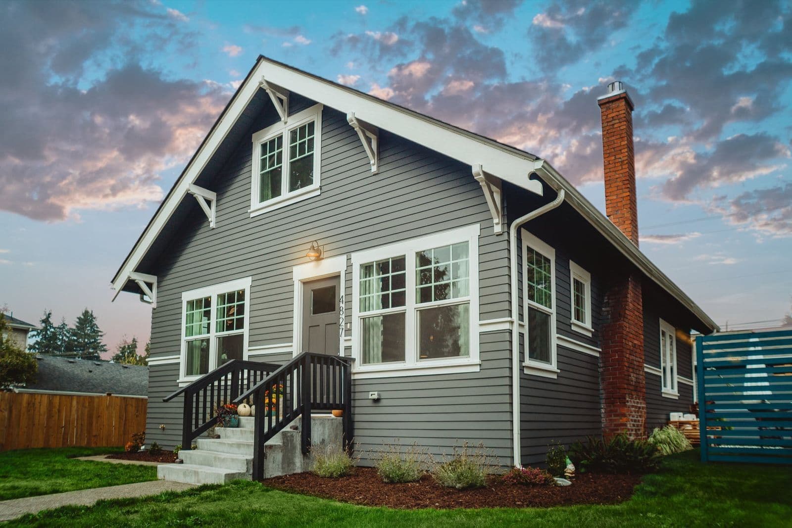 Architecture Bungalow Chimney