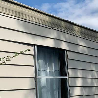 Siding Installed Over A Window