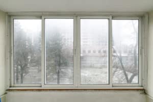 A thermally efficient window with a